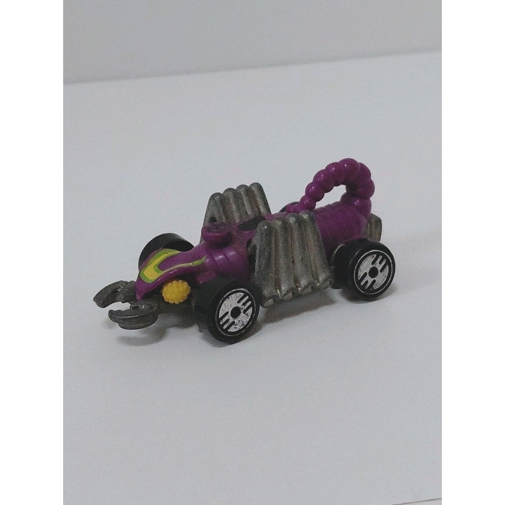 1985 HOT WHEELS 1/64 Diecast Purple Scorpion Sports Car-Malaysia-VG